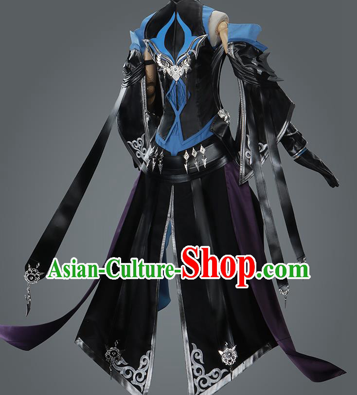Traditional Chinese Cosplay Swordswoman Dress Ancient Female Assassin Costume for Women