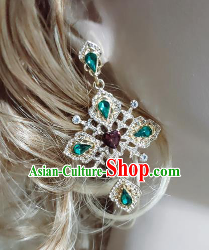 Top Grade Gothic Crystal Earrings Handmade Ear Accessories for Women