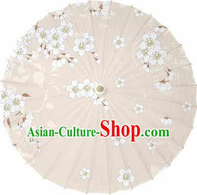 Japanese Handmade Printing Cherry Blossom Oil Paper Umbrella Traditional Dance Umbrellas