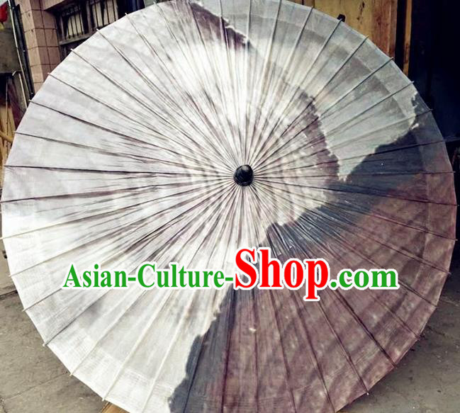 Chinese Handmade Ink Painting Oil Paper Umbrella Traditional Decoration Umbrellas