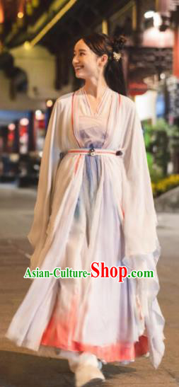 Ancient Chinese Nobility Lady Hanfu Dress Drama Female Swordsman Costumes for Women