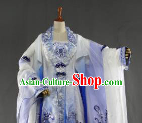 Traditional Chinese Cosplay Goddess Empress Song Ning Dress Ancient Drama Female Swordsman Costumes for Women