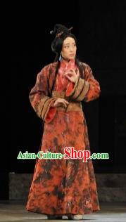 Chinese Drama Fu Sheng Ancient Qin Dynasty Palace Lady Dress Stage Performance Dance Costume and Headpiece for Women