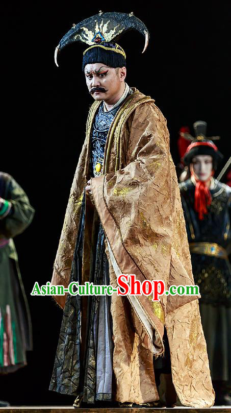 Chinese Drama Prince of Lanling Ancient Northern Dynasties King Clothing Stage Performance Dance Costume for Men