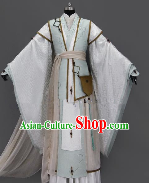 Customize Chinese Traditional Cosplay Prince Costumes Ancient Nobility Childe Swordsman Clothing for Men