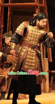 Chinese Drama New Dragon Inn Ancient General Body Armor Clothing Stage Performance Dance Costume for Men