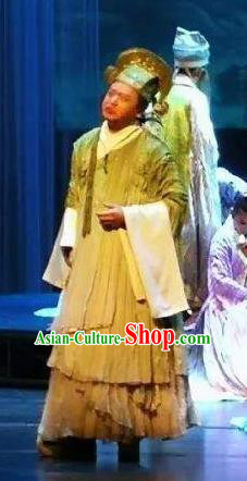 Chinese The Legend of Wang Yangming Ancient Scholar Clothing Stage Performance Dance Costume for Men