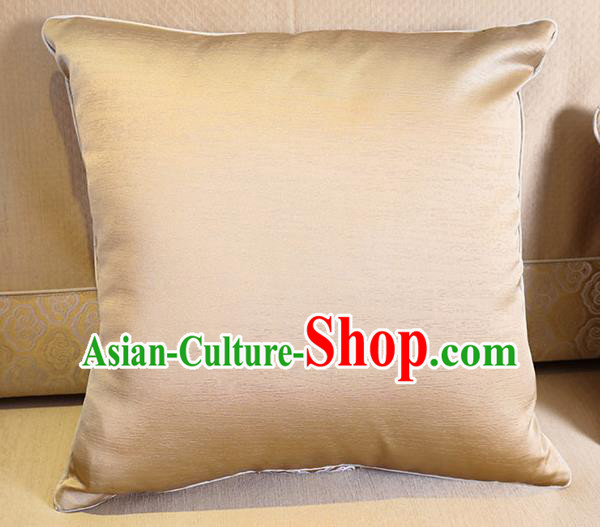 Traditional Chinese Home Decoration Accessories Golden Brocade Pillow Cover
