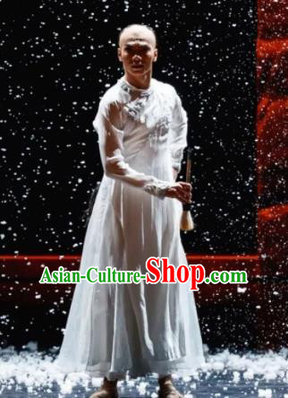 Nostalgia Is A Disease Chinese Ancient Scholar Classical Dance Clothing Stage Performance Dance Costume for Men