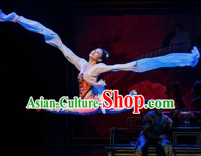 The Summer Palace Chinese Peking Opera Dress Stage Performance Dance Costume and Headpiece for Women