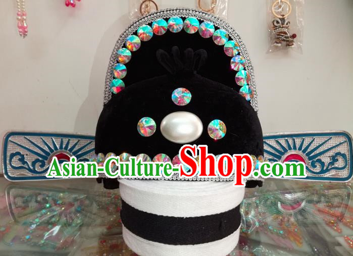 Chinese Traditional Beijing Opera Headwear Peking Opera Number One Scholar Official Hat for Adults