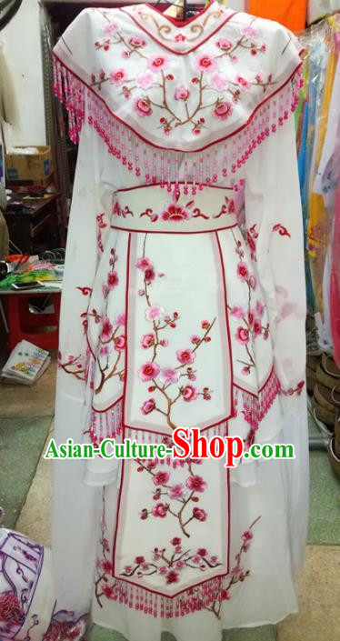 Chinese Traditional Beijing Opera Princess Costume Peking Opera Diva Embroidered Dress for Adults
