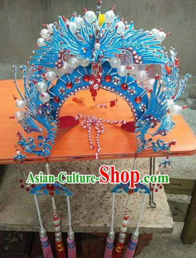 Chinese Traditional Beijing Opera Actress Phoenix Coronet Head Ornaments Hair Accessories for Adults