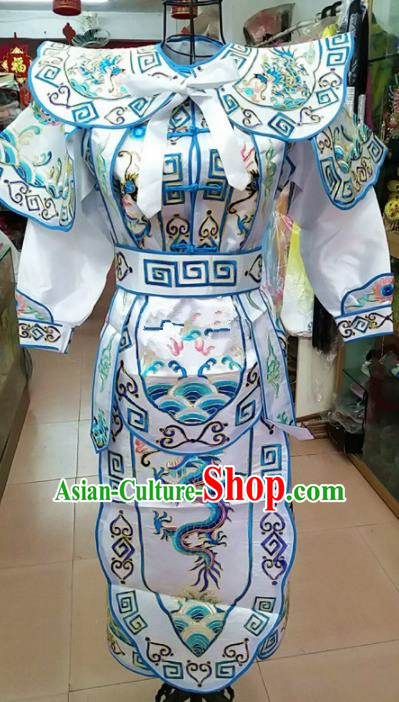 Chinese Traditional Beijing Opera Takefu Costume Peking Opera General Embroidered Robe for Adults