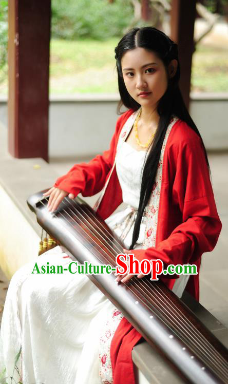 Chinese Ancient Hanfu Dress Song Dynasty Nobility Lady Historical Costumes Complete Set