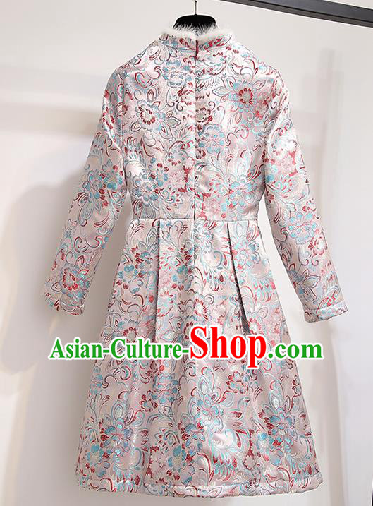 Chinese Traditional Tang Suit Costume Qipao Dress Cheongsam for Women