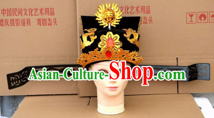 Chinese Traditional Beijing Opera Niche Hat Peking Opera Scholar Black Hat