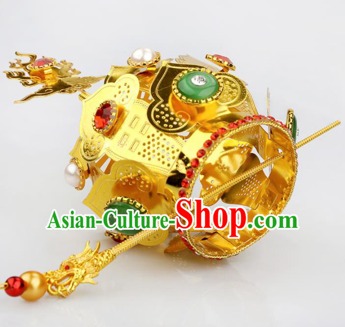 Chinese Traditional Religious Hair Accessories Feng Shui Taoism Taoist Priest Hairdo Crown