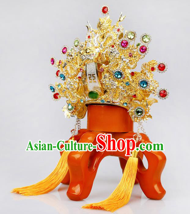 Chinese Traditional Religious Hair Accessories Taoism Feng Shui Immortal Prince Hat