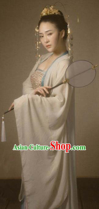 Chinese Ancient Drama Imperial Consort Hanfu Dress Traditional Tang Dynasty Palace Lady Historical Costume for Women