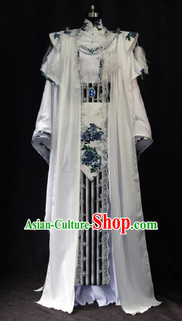 Chinese Ancient Cosplay Swordsman Costume Traditional Royal Highness Hero Clothing for Men