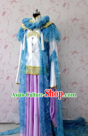 Chinese Ancient Female Swordsman Costume Traditional Cosplay Peri Princess Dress for Women
