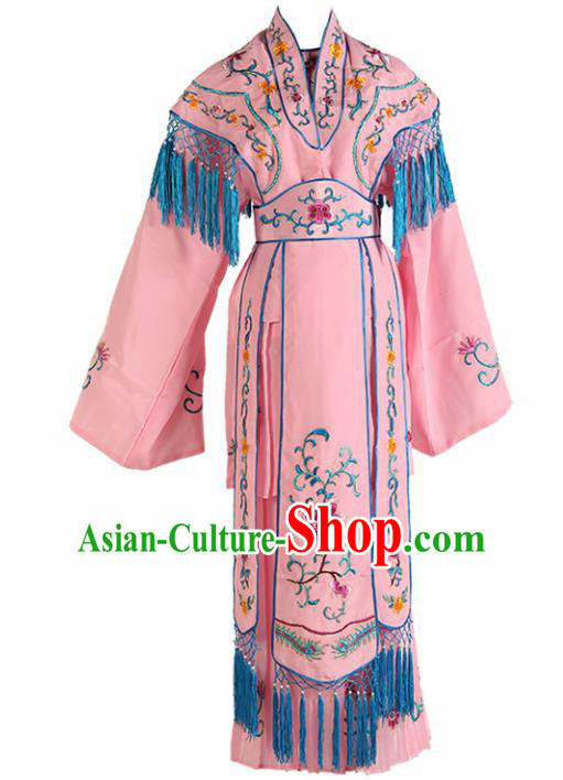 Traditional Chinese Beijing Opera Peri Costume Peking Opera Princess Pink Dress