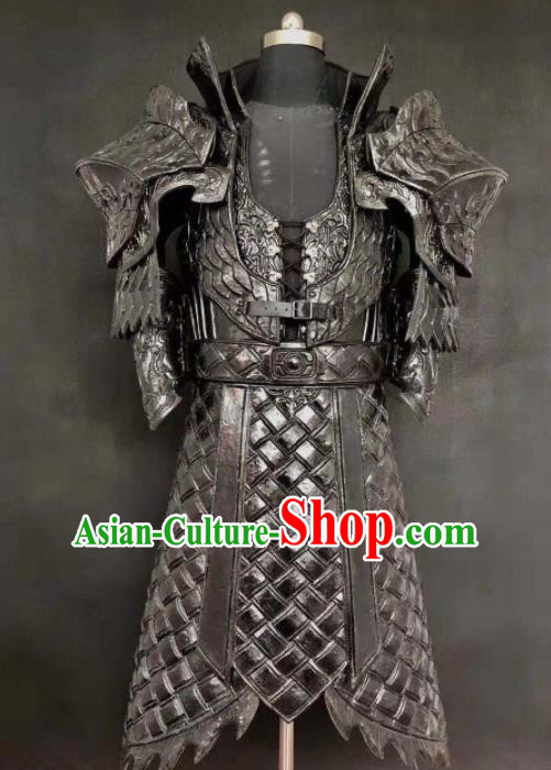 Chinese Ancient Drama Han Dynasty Warrior Costume General Body Armor Complete Set