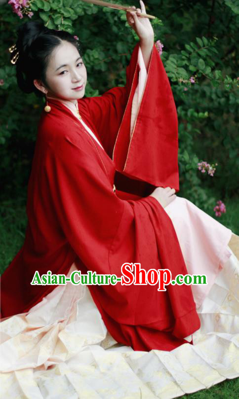 Chinese Traditional Ming Dynasty Imperial Consort Historical Costume Ancient Peri Hanfu Dress for Women