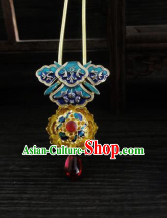 Chinese Ancient Palace Hair Accessories Traditional Classical Tang Dynasty Golden Hairpins for Women
