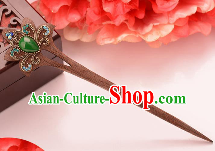 Chinese Ancient Hair Accessories Traditional Palace Ebony Hairpins for Women