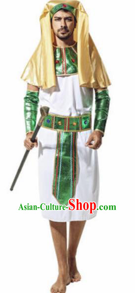 Traditional Egypt King Costume Ancient Egypt Pharaoh Clothing for Men