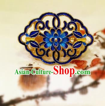 Chinese Traditional Handmade Cloisonne Brooch Classical Accessories Breastpin for Women