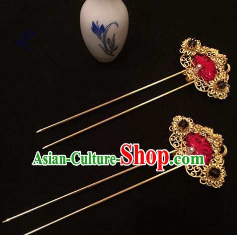 Chinese Ancient Handmade Palace Hairpins Traditional Classical Hair Accessories for Women