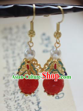 Chinese Ancient Traditional Handmade Earrings Classical Ear Accessories for Women