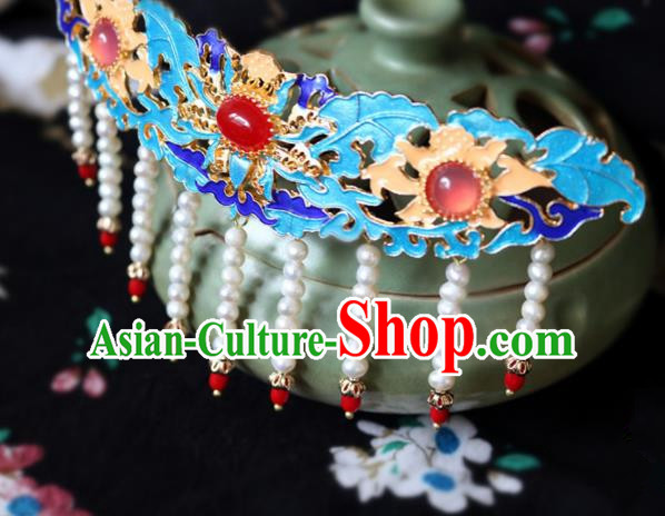 Chinese Ancient Handmade Palace Hair Crown Hairpins Traditional Classical Hair Accessories for Women
