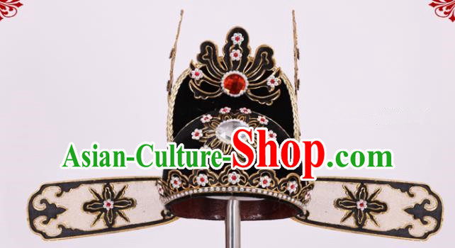 Chinese Traditional Peking Opera Niche Black Hat Classical Beijing Opera Scholar Headwear for Men