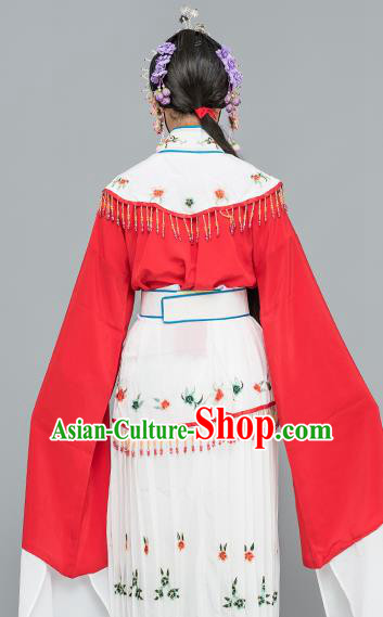 Chinese Traditional Peking Opera Peri Red Dress Classical Beijing Opera Actress Costume for Adults