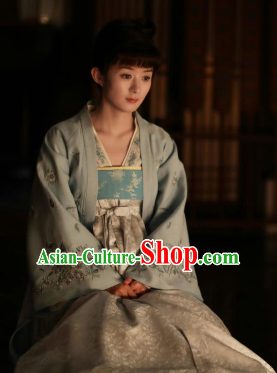 Chinese Ancient Drama The Story Of MingLan Song Dynasty Nobility Lady Embroidered Historical Costume for Women