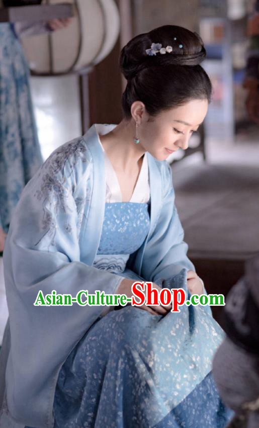 Chinese Drama The Story Of MingLan Ancient Song Dynasty Nobility Duchess Embroidered Historical Costume for Women
