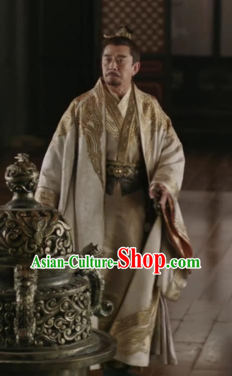 The Story Of MingLan Chinese Ancient Song Dynasty Royal Highness Embroidered Historical Costume for Men