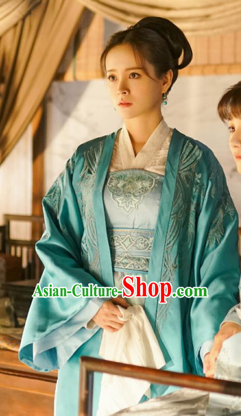 Drama The Story Of MingLan Chinese Ancient Song Dynasty Nobility Lady Historical Costume for Women