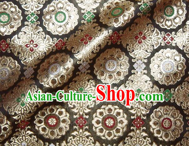 Asian Traditional Classical Pattern Damask Brocade Fabric Japanese Kimono Tapestry Satin Silk Material