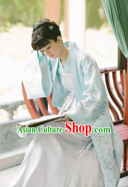 The Story Of MingLan Chinese Ancient Song Dynasty Nobility Lady Embroidered Costume for Rich Women