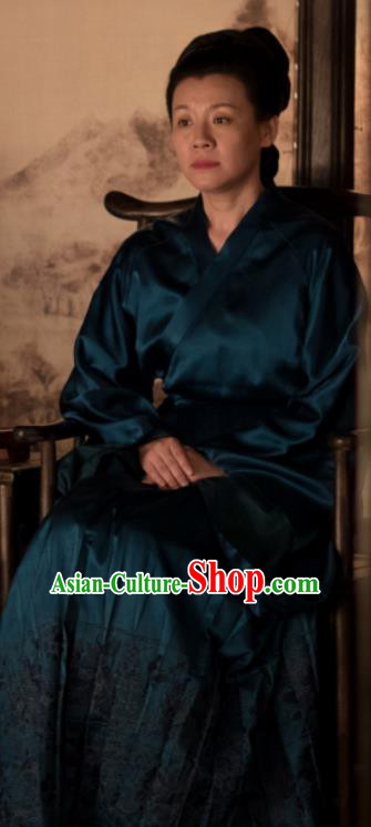 The Story Of MingLan Chinese Ancient Dowager Hanfu Dress Song Dynasty Nobility Lady Embroidered Costume for Rich Women