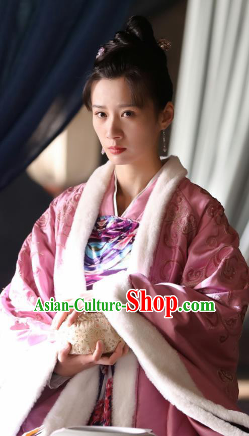The Story Of MingLan Chinese Song Dynasty Hanfu Dress Ancient Nobility Lady Embroidered Costume for Women