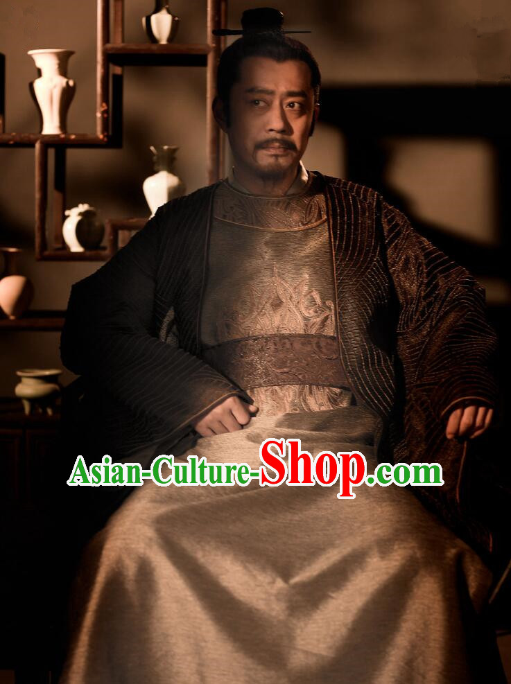 The Story Of MingLan Chinese Ancient Song Dynasty Officer Grandee Secretary Embroidered Costume for Men
