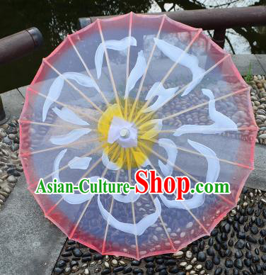 Chinese Ancient Drama Prop Paper Umbrella Traditional Handmade Printing Umbrellas