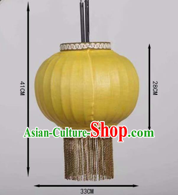 14 Inch Chinese Traditional Handmade Lantern Bamboo Weaving Palace Lanterns