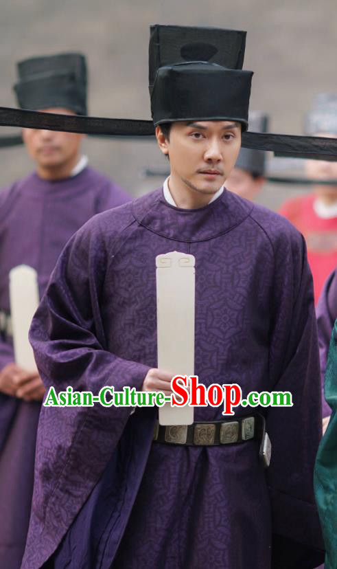 The Story Of MingLan Traditional Chinese Ancient Song Dynasty Military Officer Replica Costume for Men
